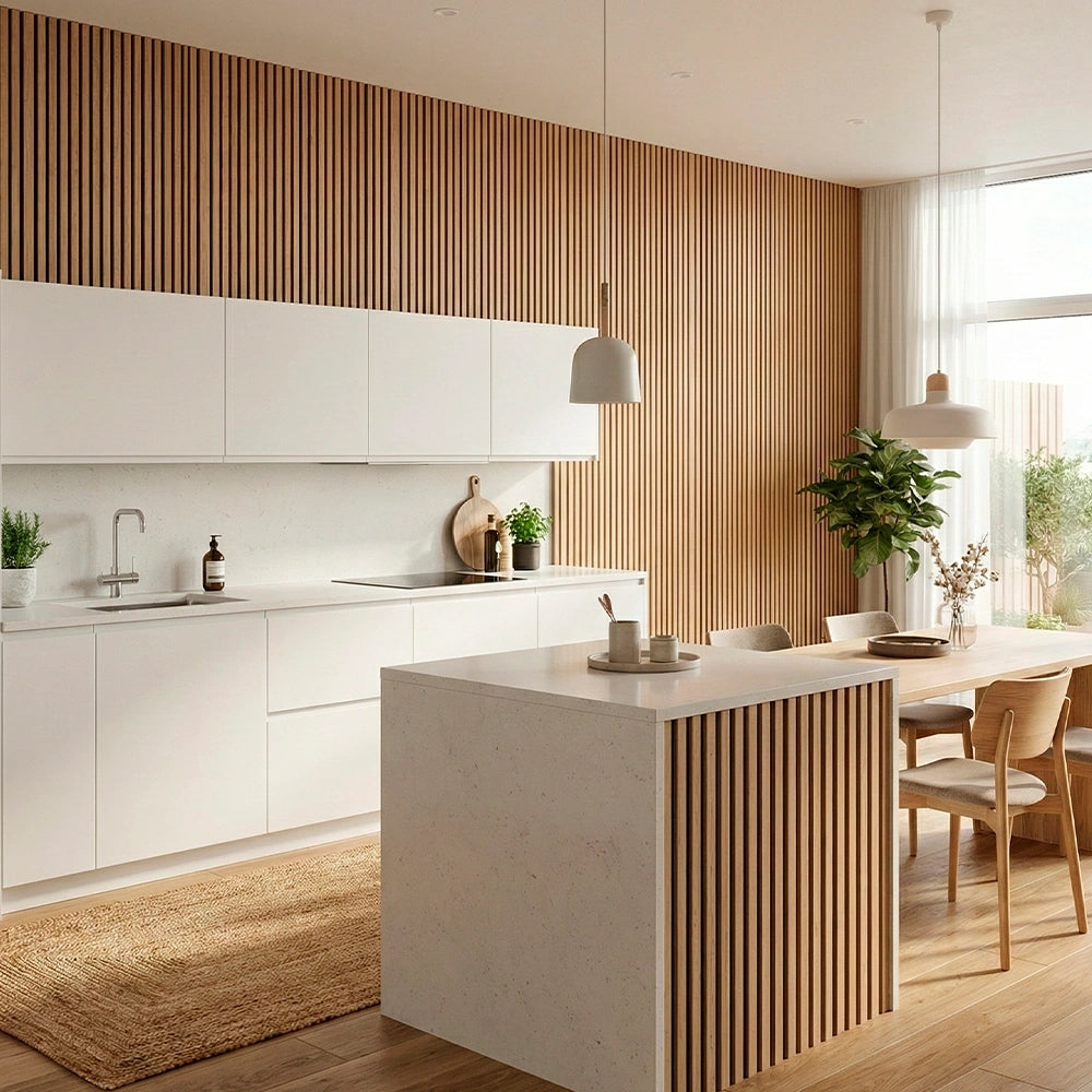 Flexibles und vielseitiges Lamellenpaneel (270 cm x 110 cm)